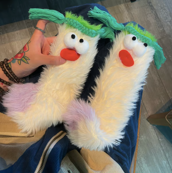 Cozy Fluffy Monster Socks