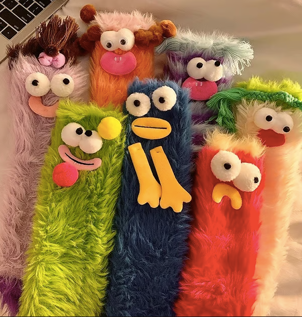 Cozy Fluffy Monster Socks