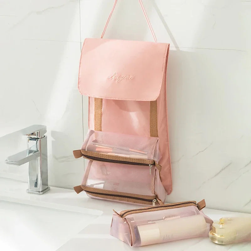 Detachable Cosmetic Bag 4-in-1