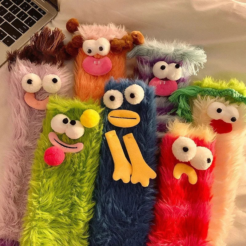 Cozy Fluffy Monster Socks