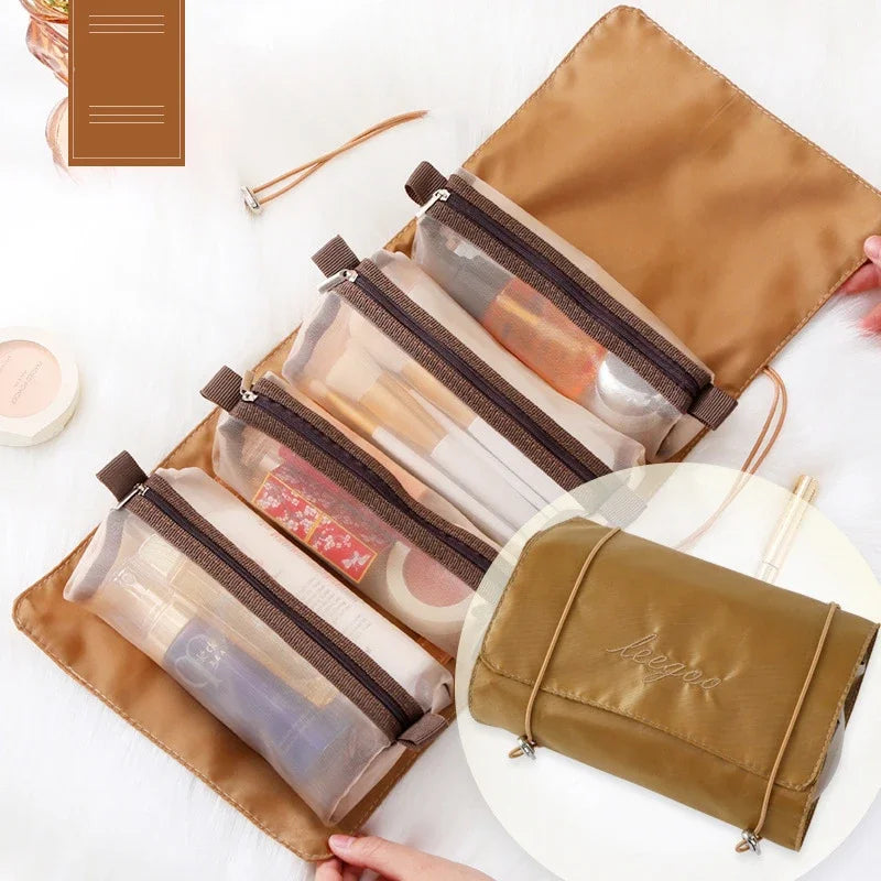 Detachable Cosmetic Bag 4-in-1
