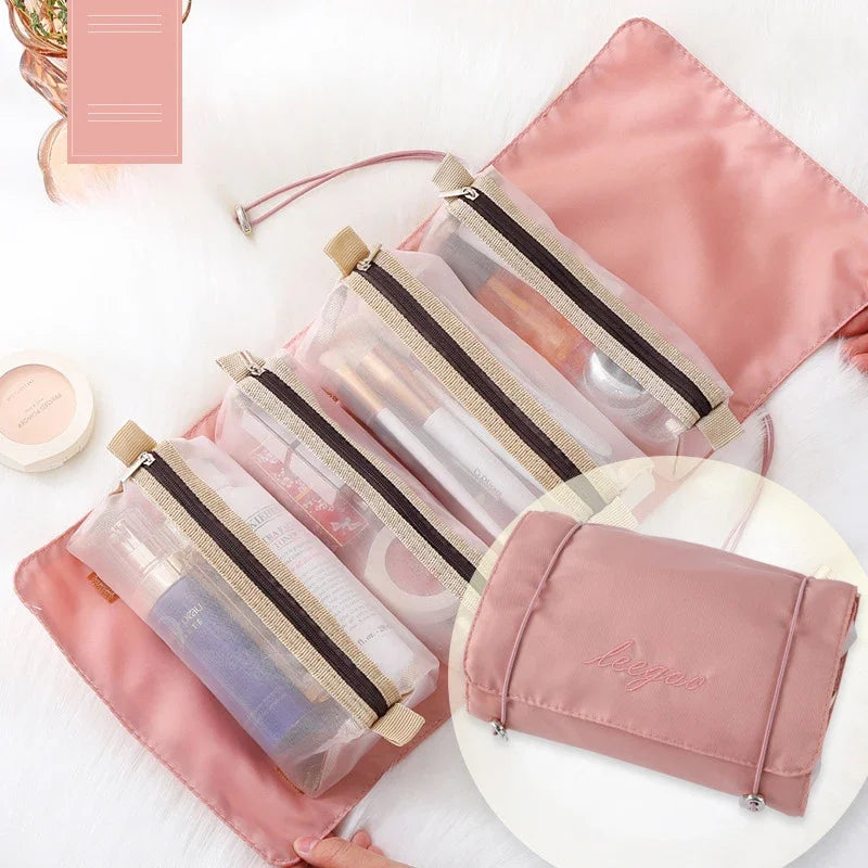 Detachable Cosmetic Bag 4-in-1