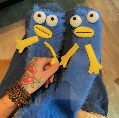 Cozy Fluffy Monster Socks