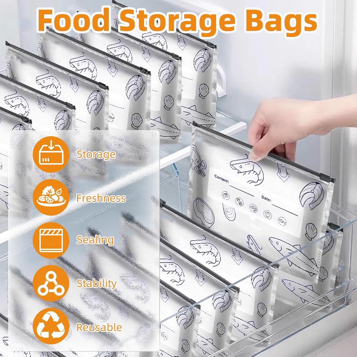 Premium Food Storage Bags TM
