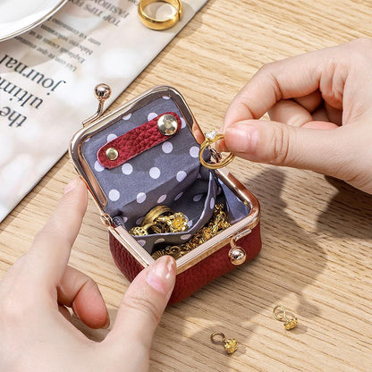 Genuine Leather Mini Jewelry Box
