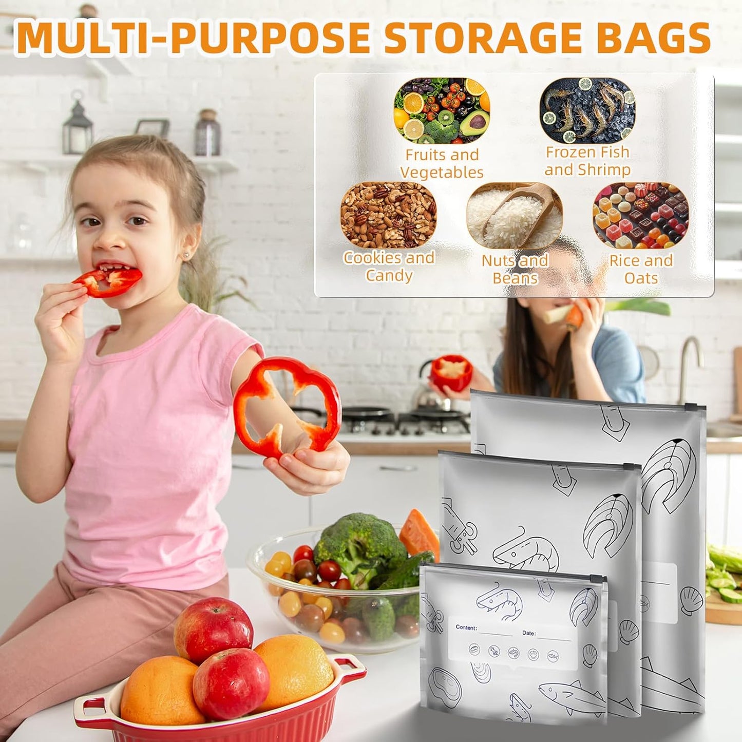 Premium Food Storage Bags TM