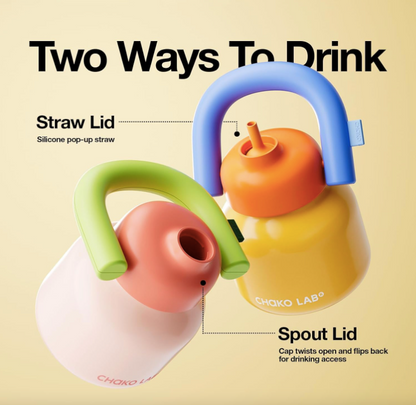 Insulated Water Bottle - BPA-Free | Dopamine Colors (AU Stock)